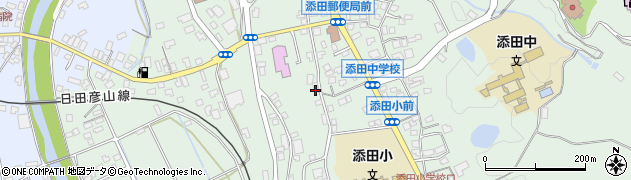 福岡県田川郡添田町添田1209周辺の地図