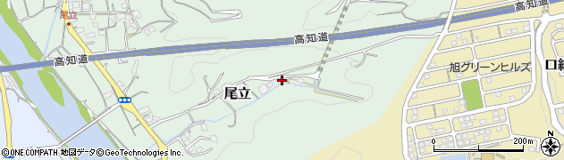 高知県高知市尾立394周辺の地図