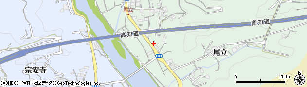 高知県高知市尾立105周辺の地図
