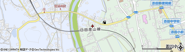 福岡県田川郡添田町添田1172周辺の地図