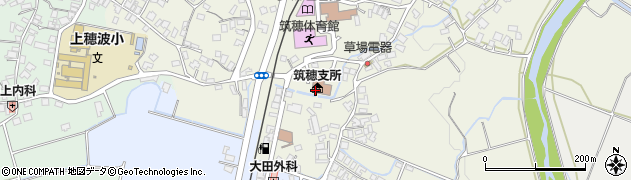 飯塚市筑穂支所周辺の地図