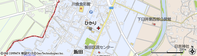 福岡県嘉麻市飯田310周辺の地図
