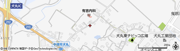 大分県中津市犬丸1717周辺の地図