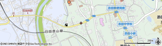 添田駅口周辺の地図