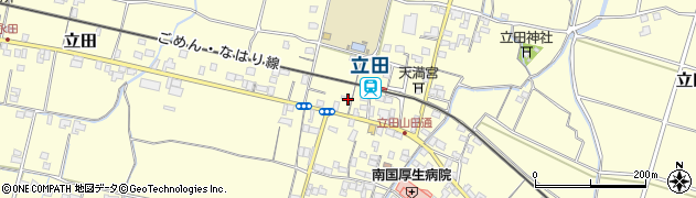 高知県南国市立田619周辺の地図