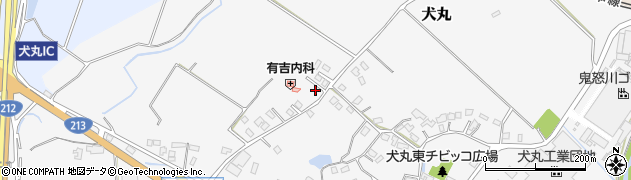 大分県中津市犬丸2061-7周辺の地図