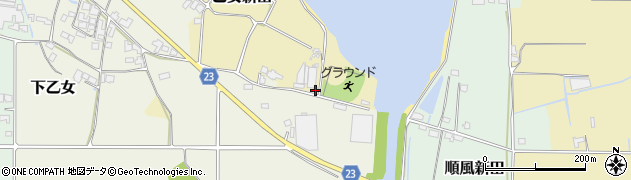 大分県宇佐市乙女新田1周辺の地図