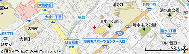 有限会社九州華材周辺の地図