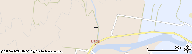 徳島県海陽町（海部郡）日比原周辺の地図