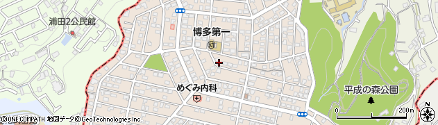 福岡県糟屋郡志免町桜丘2丁目周辺の地図