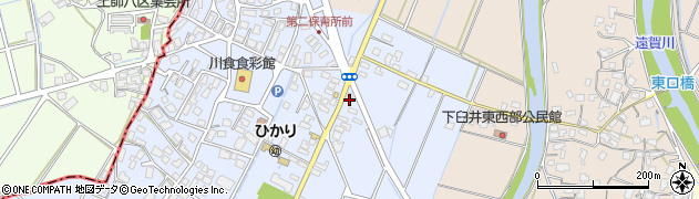 福岡県嘉麻市飯田132周辺の地図