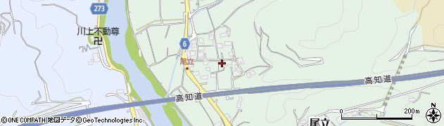 高知県高知市尾立128周辺の地図