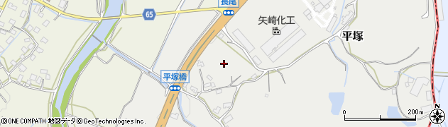 福岡県飯塚市平塚周辺の地図