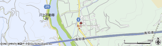 高知県高知市尾立182周辺の地図