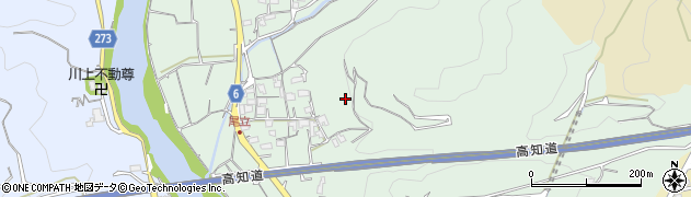 高知県高知市尾立周辺の地図