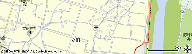 高知県南国市立田1842周辺の地図