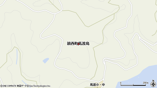 〒847-0405 佐賀県唐津市鎮西町馬渡島の地図
