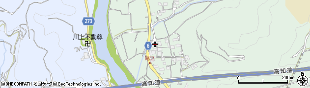 高知県高知市尾立184周辺の地図