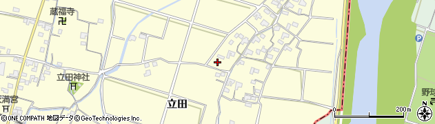 高知県南国市立田1838周辺の地図