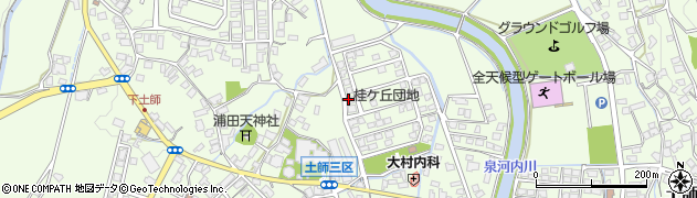 福岡県桂川町（嘉穂郡）土師周辺の地図