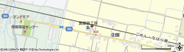 高知県南国市立田688周辺の地図