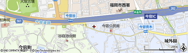 福岡県福岡市西区今宿青木31周辺の地図