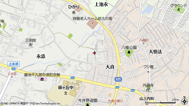 〒871-0154 大分県中津市古城の地図