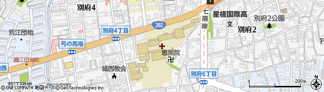 中村学園　大学・大学短期大学部経理課周辺の地図