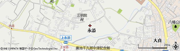 大分県中津市永添1087周辺の地図