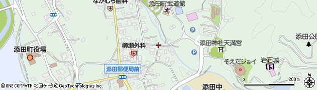 福岡県田川郡添田町添田1668周辺の地図