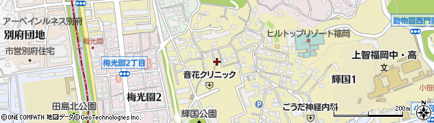吉原荘周辺の地図