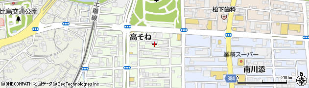 高知県高知市高そね15周辺の地図