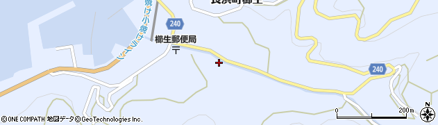 愛媛県大洲市長浜町櫛生甲198周辺の地図