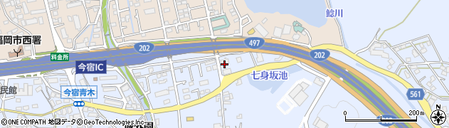 福岡県福岡市西区今宿青木1020周辺の地図