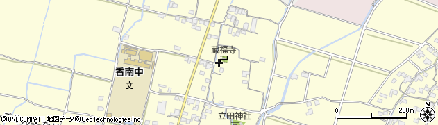 高知県南国市立田2260周辺の地図