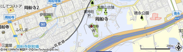 福岡県福岡市西区周船寺300周辺の地図