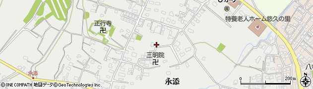 大分県中津市永添1128周辺の地図