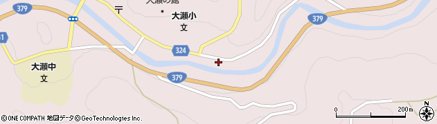 愛媛県喜多郡内子町大瀬中央4469周辺の地図