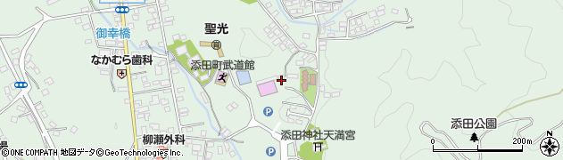 福岡県田川郡添田町添田1591周辺の地図