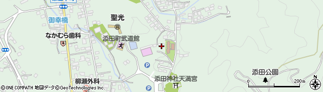 福岡県田川郡添田町添田1590周辺の地図