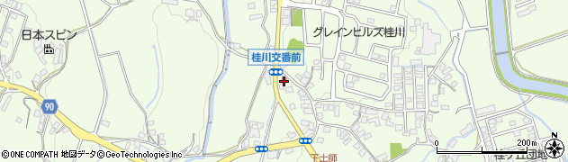 飯塚警察署桂川交番周辺の地図