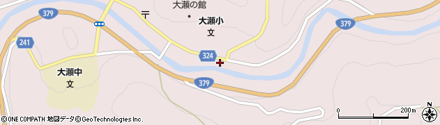 愛媛県喜多郡内子町大瀬中央4575周辺の地図