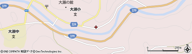愛媛県喜多郡内子町大瀬中央324周辺の地図