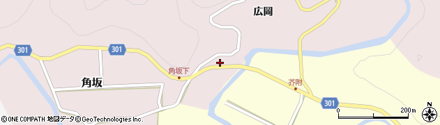 徳島県海部郡海陽町広岡坂本周辺の地図