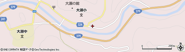 愛媛県喜多郡内子町大瀬中央4477周辺の地図