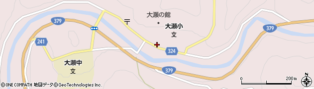 愛媛県喜多郡内子町大瀬中央4495周辺の地図