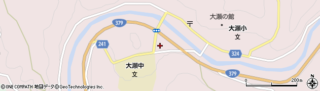 愛媛県喜多郡内子町大瀬中央1296周辺の地図