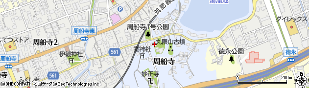 福岡県福岡市西区周船寺263-1周辺の地図