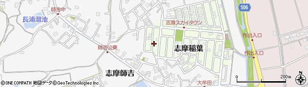 福岡県糸島市志摩稲葉17周辺の地図