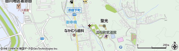 福岡県田川郡添田町添田1701周辺の地図